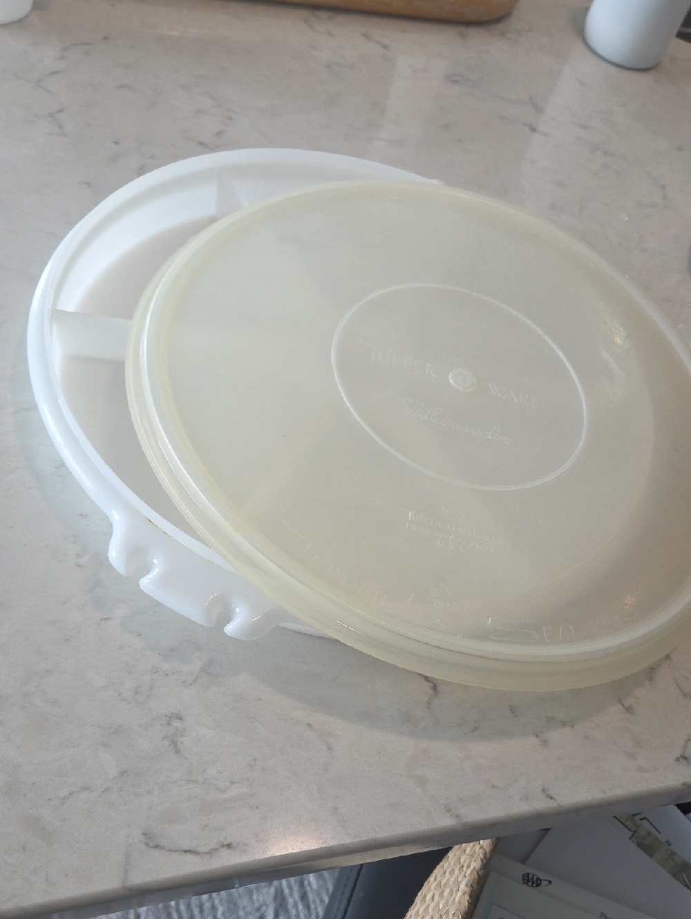 Vintage 1954 Tupper Ware Divider Tray